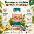 BioTechUSA Vegan Multivitamin formula completa con vitamine A C D E e gruppo B, calcio, magnesio, zinco e selenio