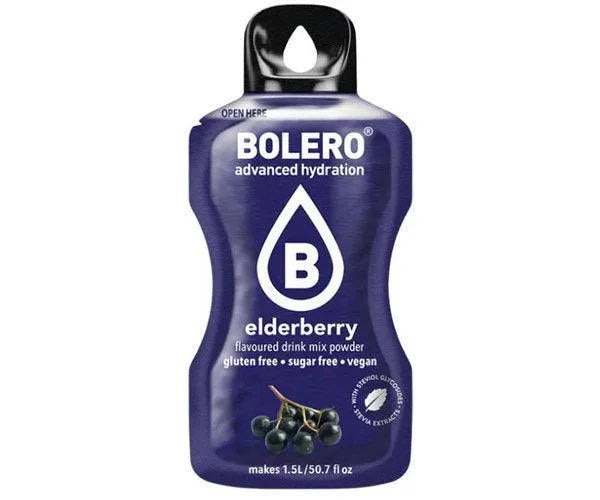 Bolero Drink preparato per bevanda in polvere in bustine da 9g gusto elderberry