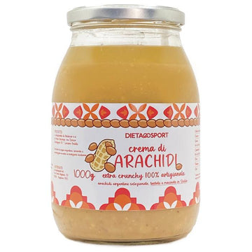 Crema di Arachidi 100% Artigianale Extra Crunchy 1000 g - YakSports