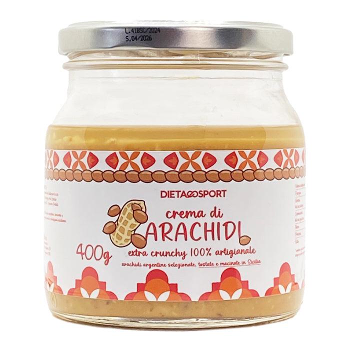Crema di Arachidi 100% Artigianale Extra Crunchy 400 g - YakSports