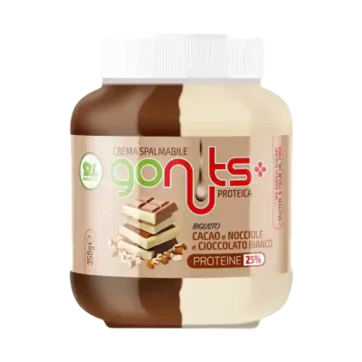 daily-life-crema-spalmabile-gonuts-cacao-nocciole-e-cioccolato-bianco-350g in vendita su yaksports