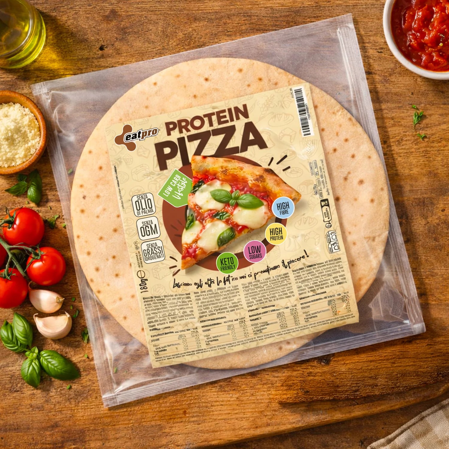 EatPro Protein Pizza 180g gusto Olio EVO