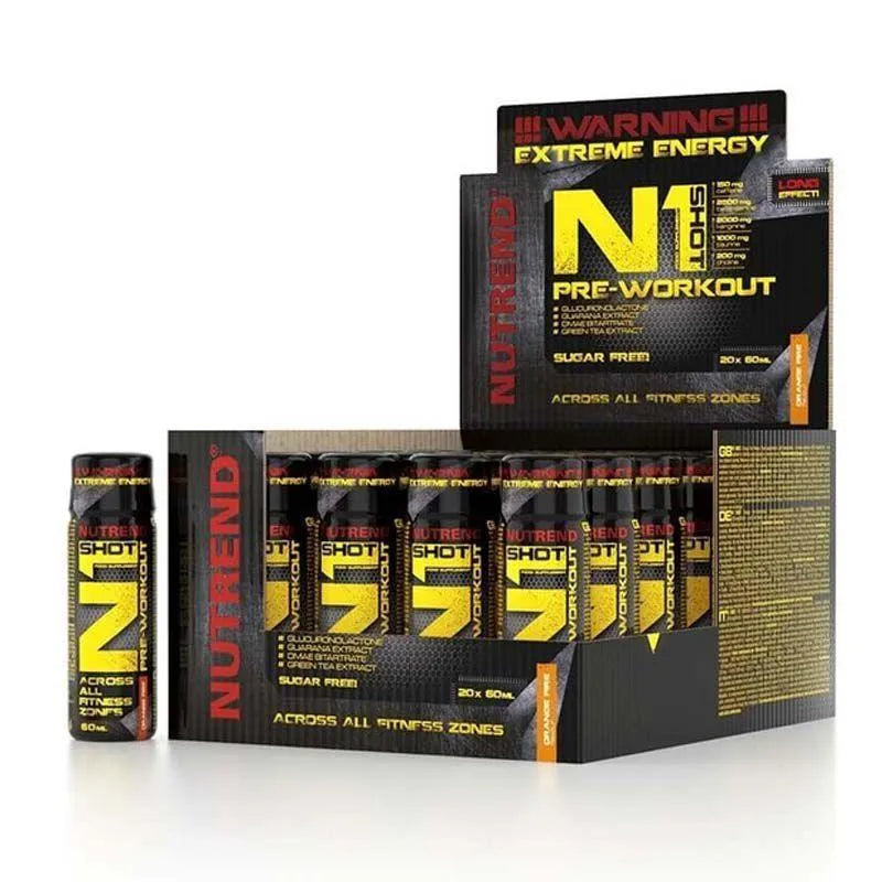 N1 PRE-WORKOUT Shot 1 fiala da 60ml - YakSports