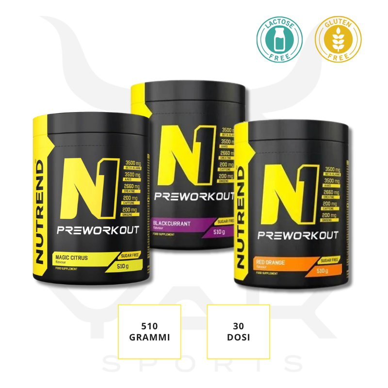 n1 pre workout 510g nutrend