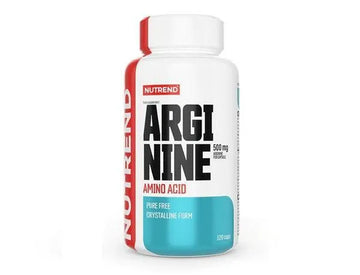 Integratore alimentare a base di L-arginina, 120 capsule, 500mg a capsula di principio attivo.