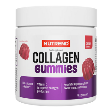 Nutrend Collagen Gummies collagene marino Naticol 60 caramelle gommose gusto ciliegia