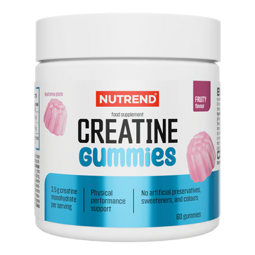 Nutrend Creatine Gummies creatina monoidrato 60 caramelle gommose gusto frutta