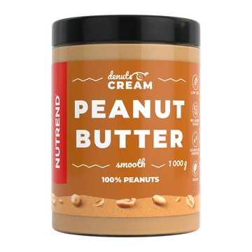 NUTREND DeNuts Cream Peanut Butter 1000 g crema 100% arachidi