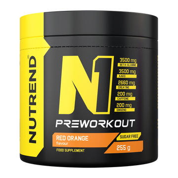 Nutrend N1 pre-workout polvere 255g gusto Arancia Rossa