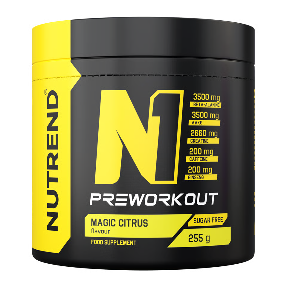 Nutrend N1 pre-workout polvere 255g gusto Magic Citrus