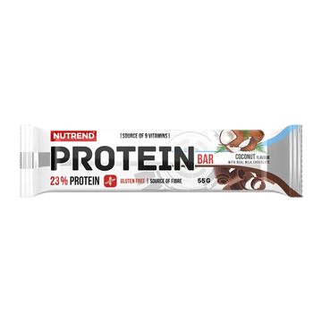 Nutrend Protein Bar barretta 55 g gusto cocco ricoperta di cioccolato al latte