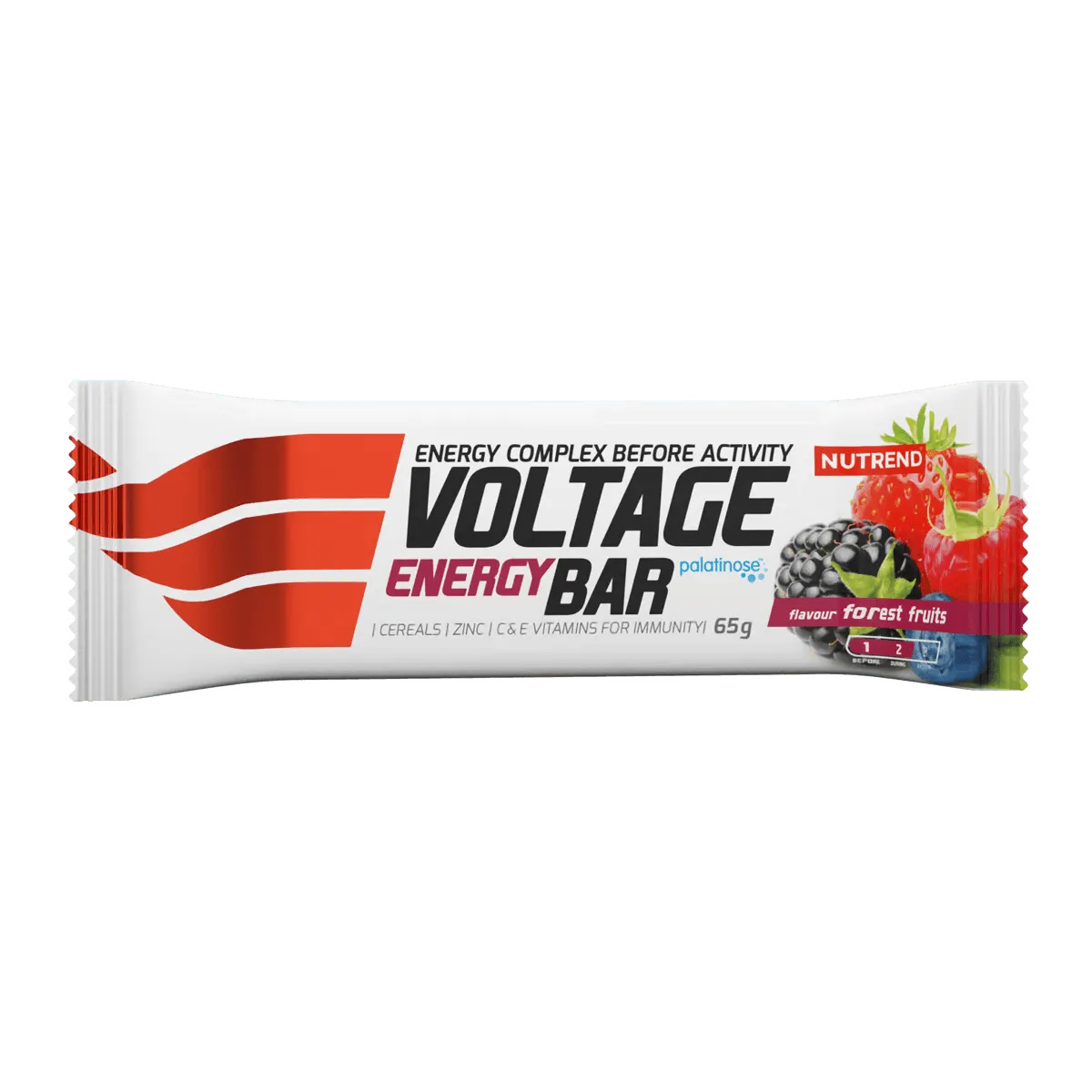 Nutrend Voltage Energy Bar barretta 65g gusto frutti di bosco