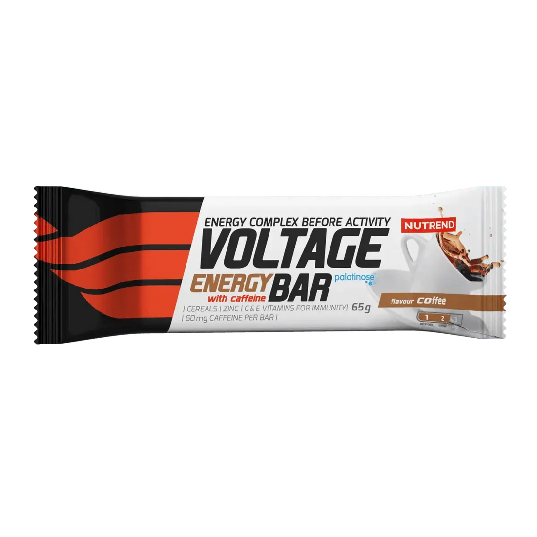 Nutrend Voltage Energy Bar barretta 65g gusto caffè con caffeina