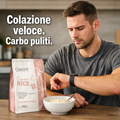 Colazione veloce con OstroVit Crema di Riso fonte di carboidrati puliti per iniziare la giornata o dopo l’allenamento