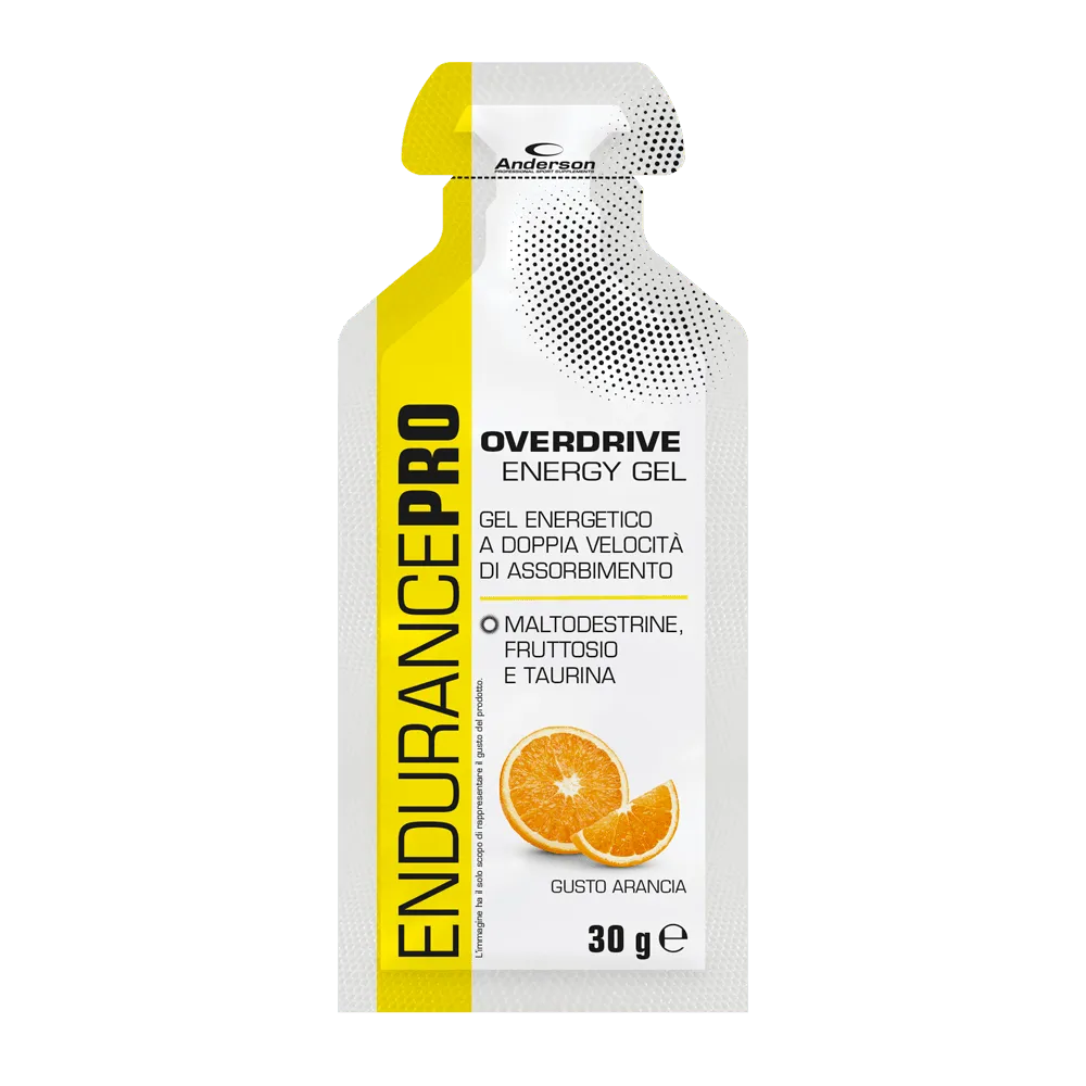 Overdrive Energy Gel Orange 30g - YakSports