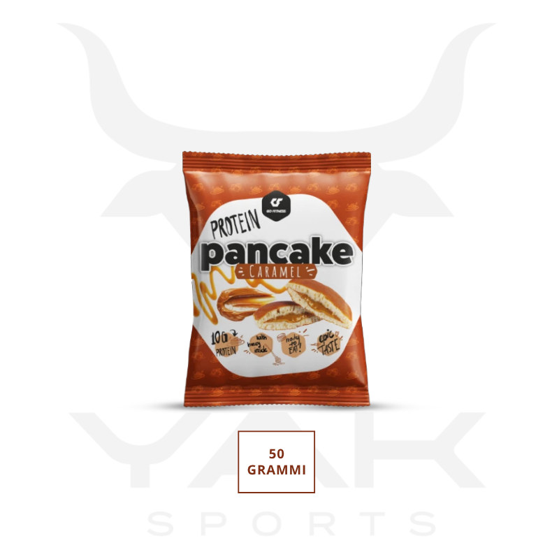 pancake proteico caramello