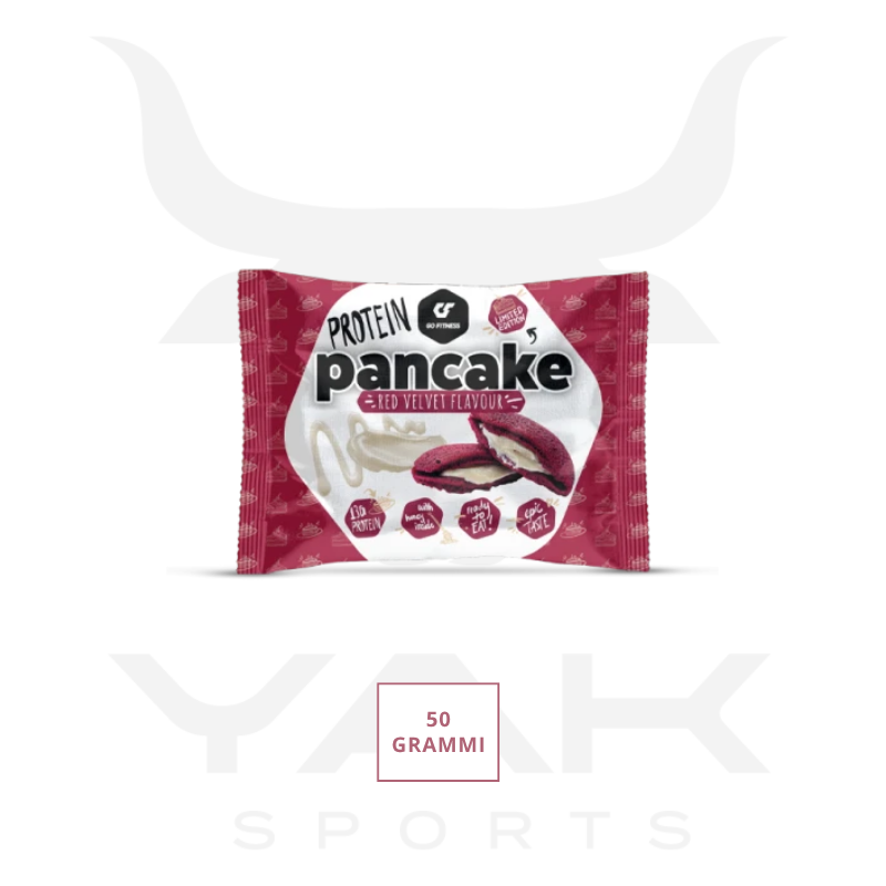 pancake proteico red velvet