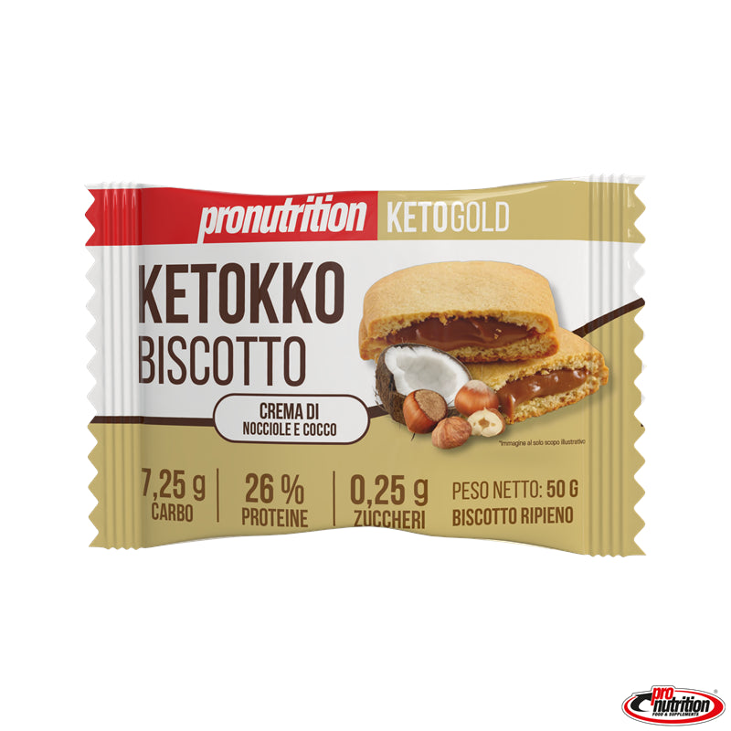 ProNutrition Ketokko biscotto 50g gusto cocco nocciola