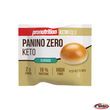 ProNutrition Panino Zero Keto 50 g ricco di fibre e ad alto contenuto proteico