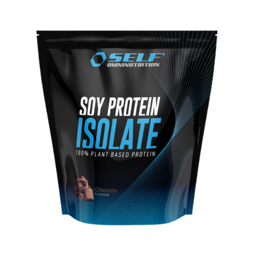 Self Omninutrition - proteine della soia isolate gusto cioccolato 1kg senza glutine e senza lattosio
