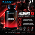Self Testopac con vitamina B6, integratore alimentare per il normale metabolismo energetico e la riduzione di stanchezza e affaticamento