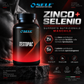 Self Omninutrition Testopac con zinco e selenio, integratore alimentare con vitamina D e vitamina B6