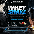 Self Omninutrition Whey Shake proteine del siero di latte WPC per crescita e mantenimento della massa muscolare