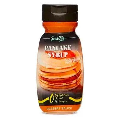 Bottiglia Servivita Pancake Syrup zero calorie senza zuccheri per pancake e waffle proteici 320 ml