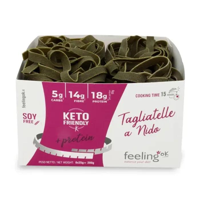 Tagliatelle a nido agli spinaci + Protein 200g - YakSports